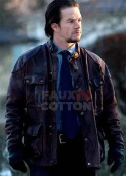 Four Brothers Mark Wahlberg Leather Jacket