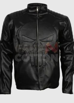 FRANK CASTLE THE PUNISHER SKULL EMBOESED  JACKET