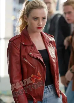 Freaky (Millie) Kathryn Newton Red Leather Jacket