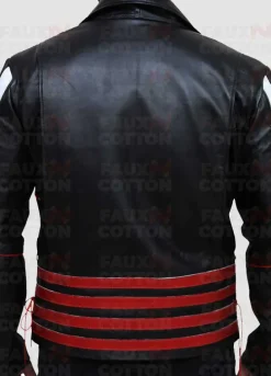 Freddie Mercury Arrow Black Leather Jacket