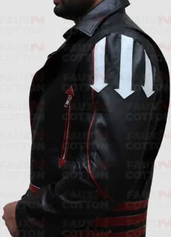 Freddie Mercury Arrow Black Leather Jacket