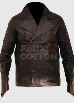 From Paris With Love John Travolta ( Charlie Wax ) Leather Jacket