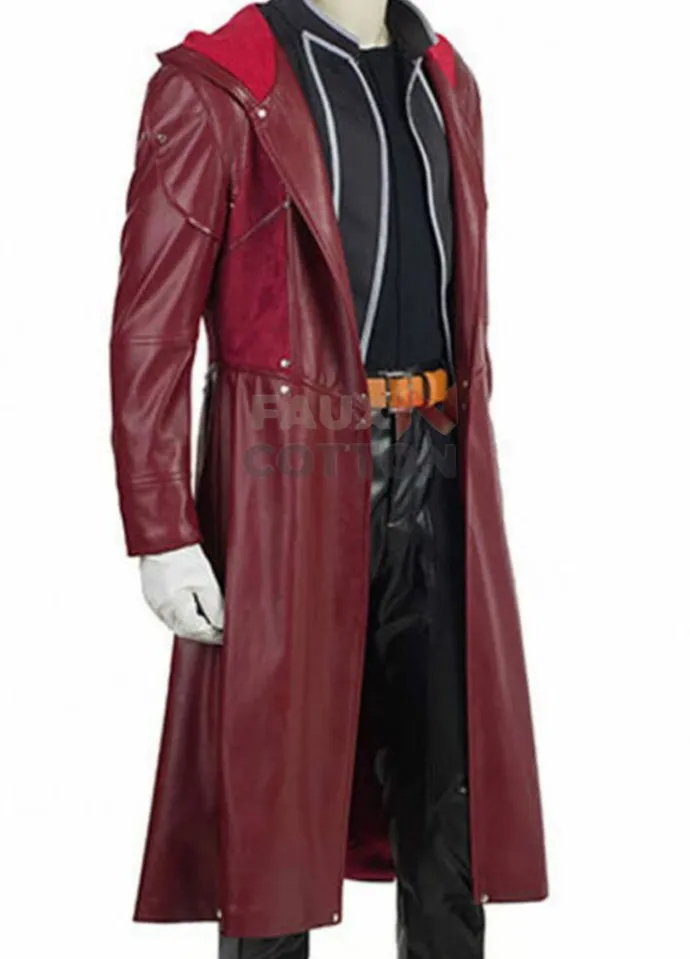 Fullmetal Alchemist Edward Elric Leather Hooded Coat