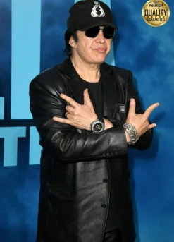 Gene Simmons Godzilla Premiere Black Leather Jacket