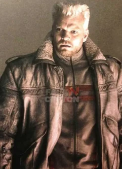 Ghost in the Shell Batou Shearling Bomber Jacket