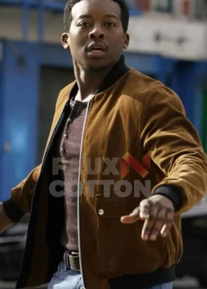 God Friended Me Brandon Micheal Hall Suede Jacket