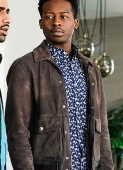 GOD FRIENDED ME (MILES FINER) BRANDON MICHEAL HALL LEATHER JACKET