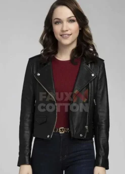 God Friended Me Violett Beane Leather Jacket