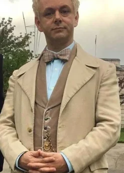 GOOD OMENS (AZIRAPHALE) MICHAEL SHEEN COTTON COAT