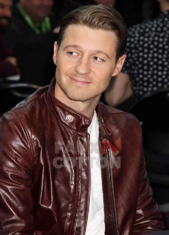 Gotham James Gordon Brown Leather Jacket