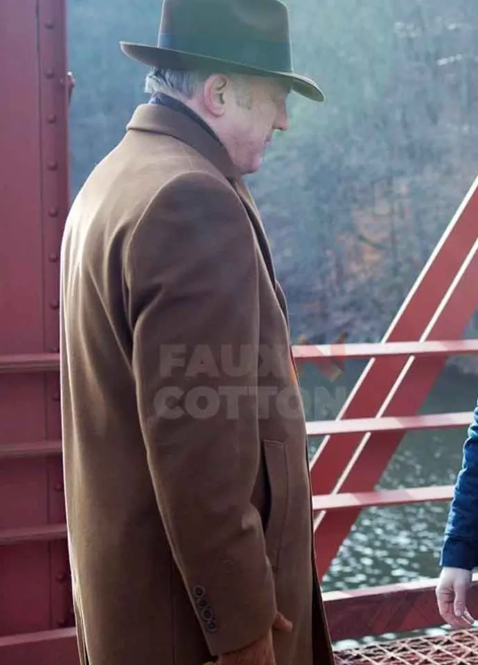 Gotham John Doman Brown Trench Coat