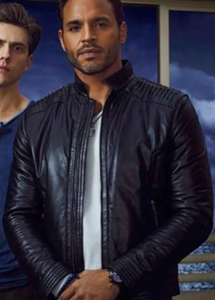 GRACELAND (AGENT PAUL BRIGGS) DANIEL SUNJATA BLACK JACKET