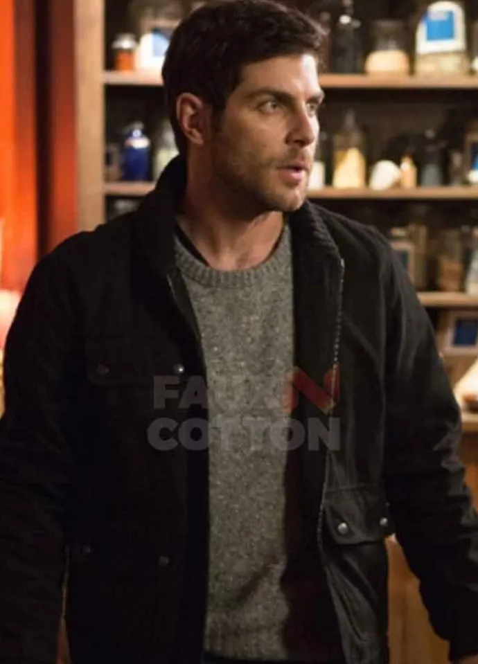 Grimm David Giuntoli Black Jacket