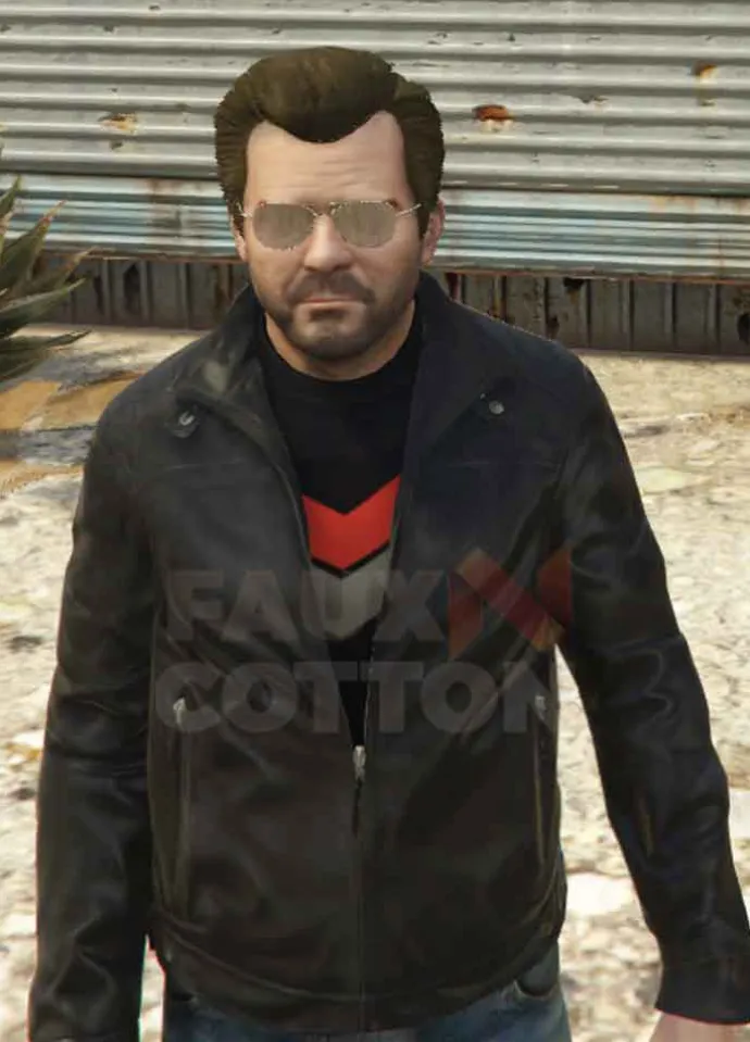 GTA 5 Michael De Santa Leather Jacket