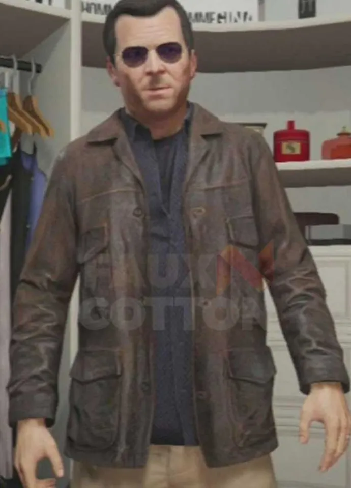 GTA 5 Michael Townley Leather Jacket