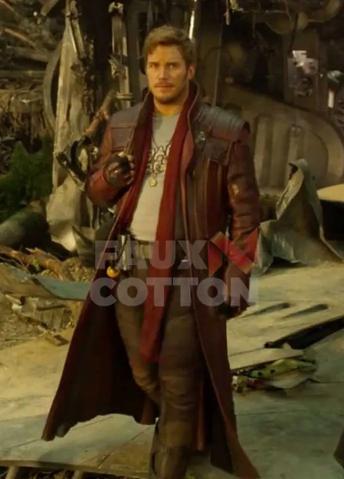 Guardians of the Galaxy Starlord (Peter Quill) Trench Coat