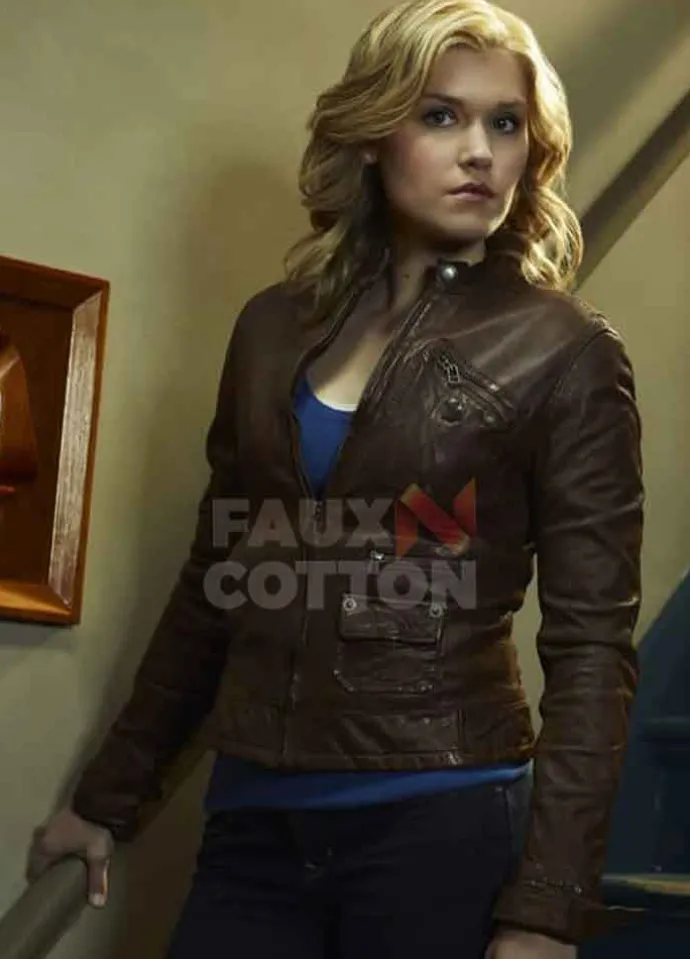 Haven Emily Rose Brown Leather Jacket