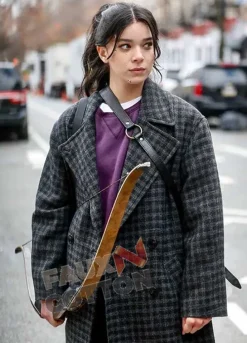 Hawkeye (Kate Bishop) Hailee Steinfeld Black Trench Coat