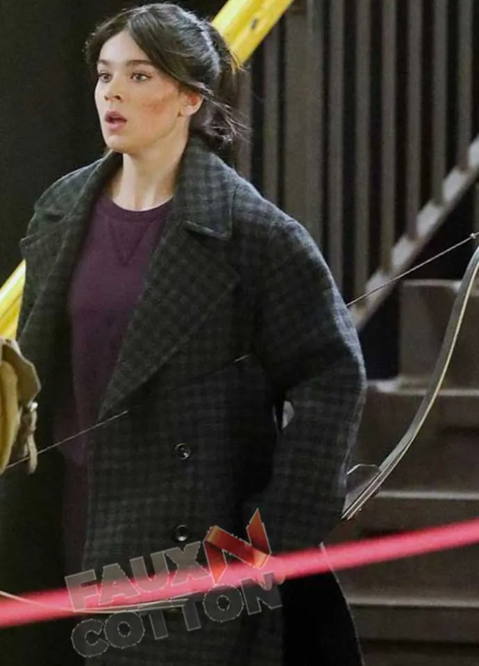 Hawkeye (Kate Bishop) Hailee Steinfeld Black Trench Coat