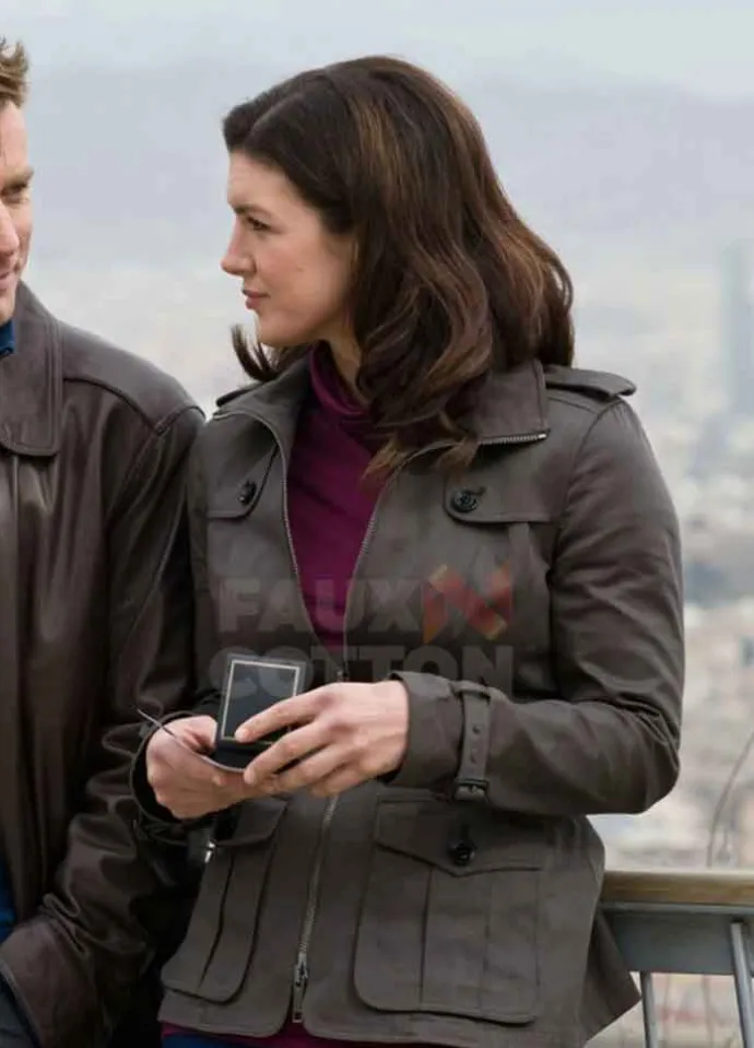 Haywire Gina Carano Grey Coat