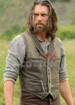 Hell On Wheels Anson Mount Leather Vest