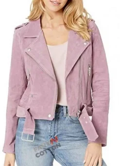HIGH SCHOOL MUSICAL (NINI) OLIVIA RODRIGO PINK LEATHER JACKET