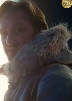 His Dark Materials James McAvoy White Fur Jacket