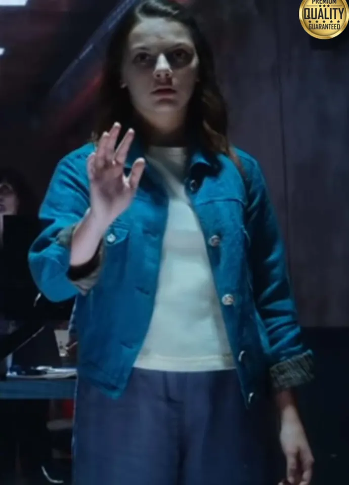 His Dark Materials S02 Lyra Belacqua Blue Jacket
