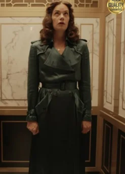 His Dark Materials S02 Mrs. Coulter Green Trench Coat