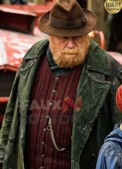 His Dark Materials Season 2 Farder Coram Green Coat