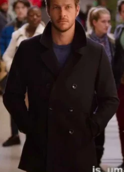 HOLIDATE JACKSON BLACK PEACOAT
