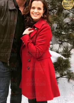Holiday for Heroes Audrey Brown Red Wool Coat