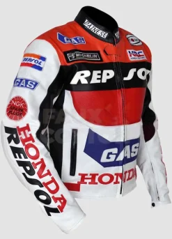 Honda Repsol Racing Motorcycle Leather Jacket