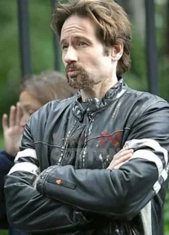 House Of D David Duchovny Leather Jacket