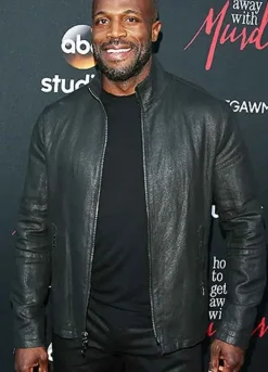 HOW TO GET AWAY WITH MURDER BILLY BROWN (NATE LAHEY) LEATHER JACKET
