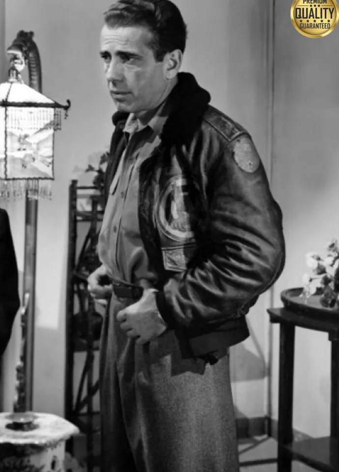 Humphrey Bogart Tokyo Joe Black Bomber Jacket