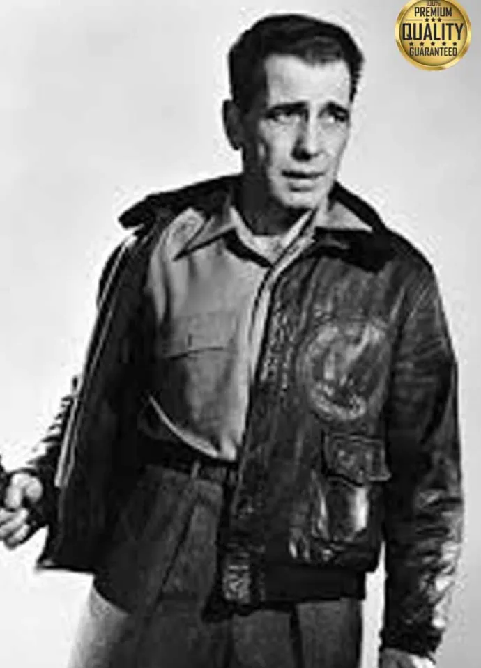 Humphrey Bogart Tokyo Joe Black Bomber Jacket
