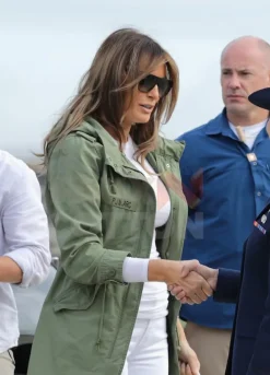 I REALLY DON'T CARE MELANIA TRUMP COTTON JACKET