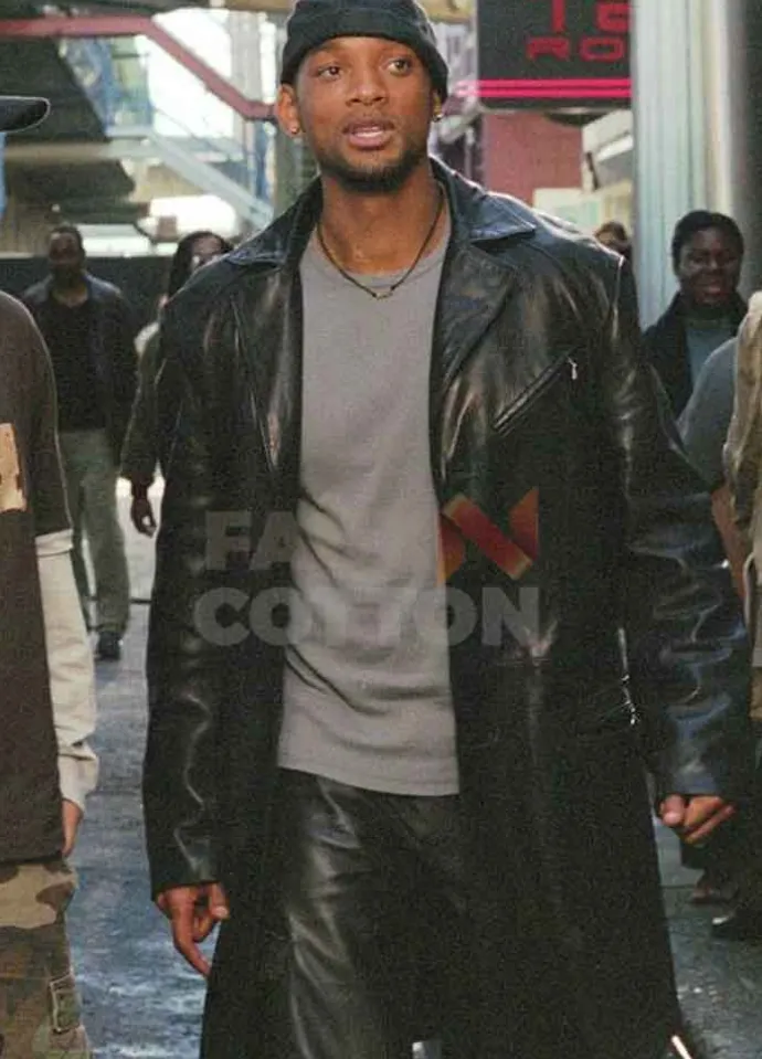 I Robot Will Smith Leather Coat