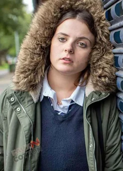 In My Skin (Bethan Gwyndaff) Gabrielle Creevy Green Cotton Jacket
