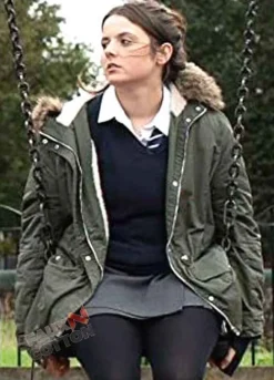 In My Skin (Bethan Gwyndaff) Gabrielle Creevy Green Cotton Jacket