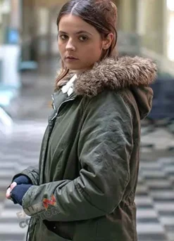 In My Skin (Bethan Gwyndaff) Gabrielle Creevy Green Cotton Jacket