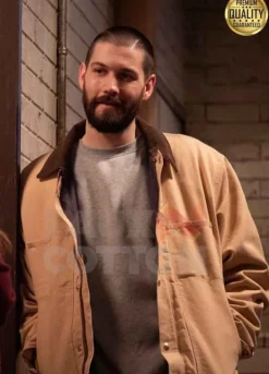 In The Dark Max Parish Brown Cotton Jacket