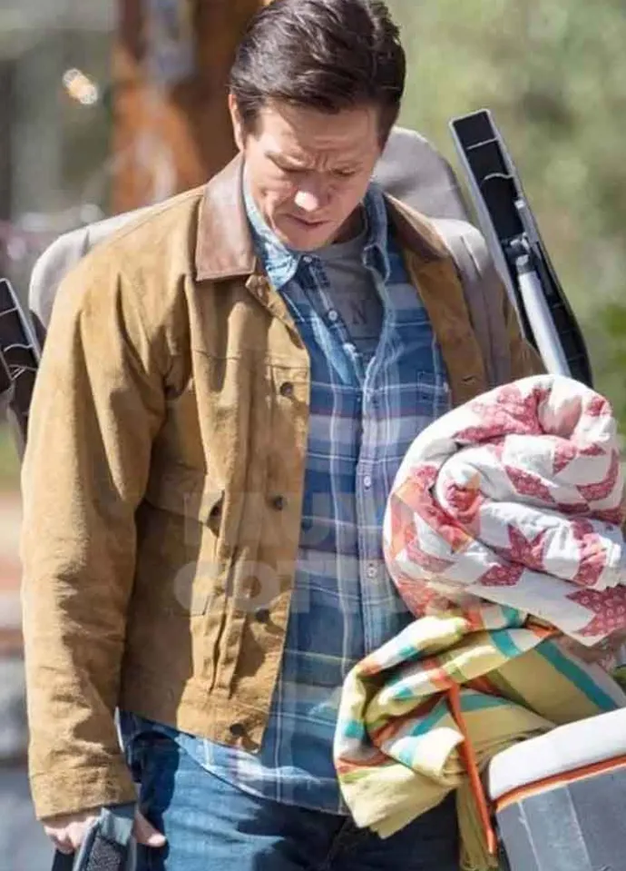 Instant Family Mark Wahlberg Brown Jacket