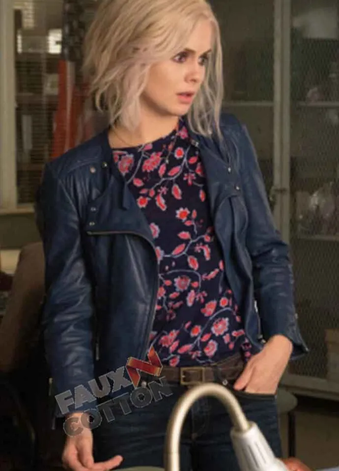iZombie (Olivia Moore) Rose McIver Blue Leather Jacket
