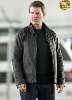 Jack Reacher Never Go Back Tom Cruise Leather Jacket