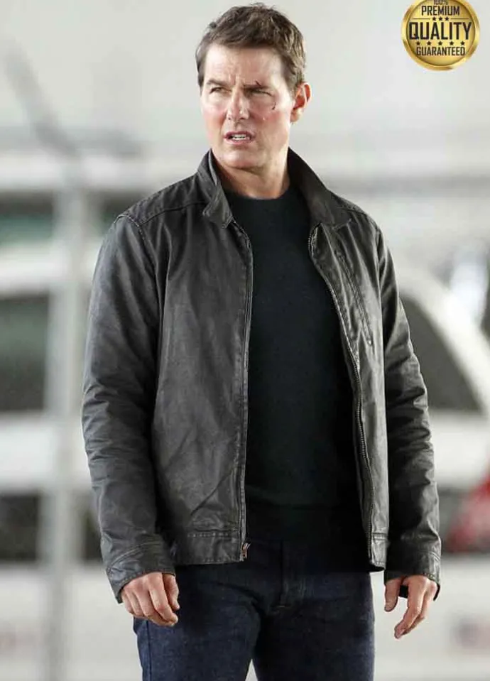 Jack Reacher Never Go Back Tom Cruise Leather Jacket