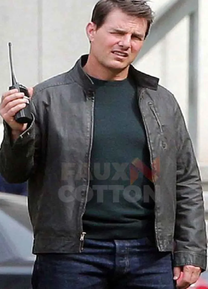 Jack Reacher Never Go Back Tom Cruise Leather Jacket
