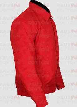 JAMES DEAN REBEL WITHOUT A CAUSE RED LEATHER JACKET