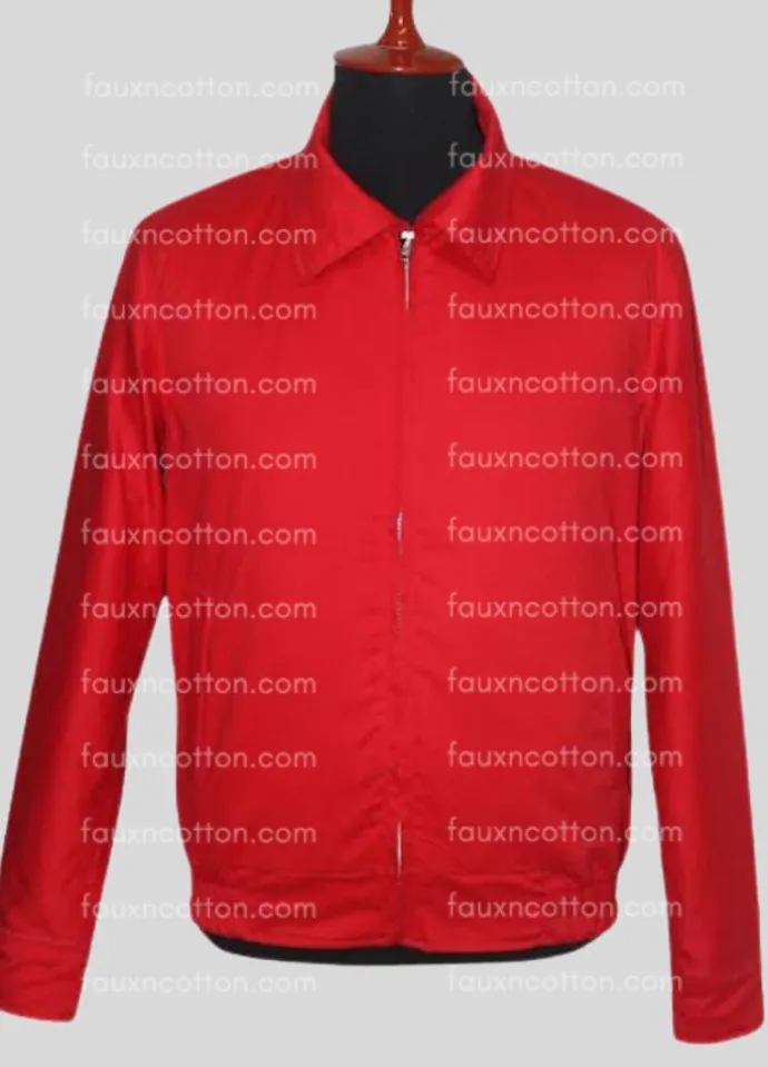 JAMES DEAN REBEL WITHOUT A CAUSE RED LEATHER JACKET
